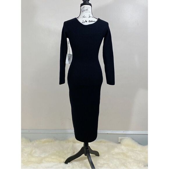 AMUR Trianna Rib-Knit Midi Dress size XS - Picture 5 of 11